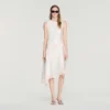 Asymmetric satin-effect dress Asymmetric satin-effect dress