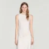 Asymmetric satin-effect dress Asymmetric satin-effect dress