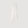 Asymmetric satin-effect dress Asymmetric satin-effect dress
