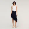 Asymmetrical knit skirt Asymmetrical knit skirt