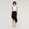 Asymmetrical knit skirt Asymmetrical knit skirt