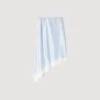 Asymmetrical satin skirt with lace Asymmetrical satin skirt with lace