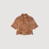 Bandana print cropped shirt Bandana print cropped shirt