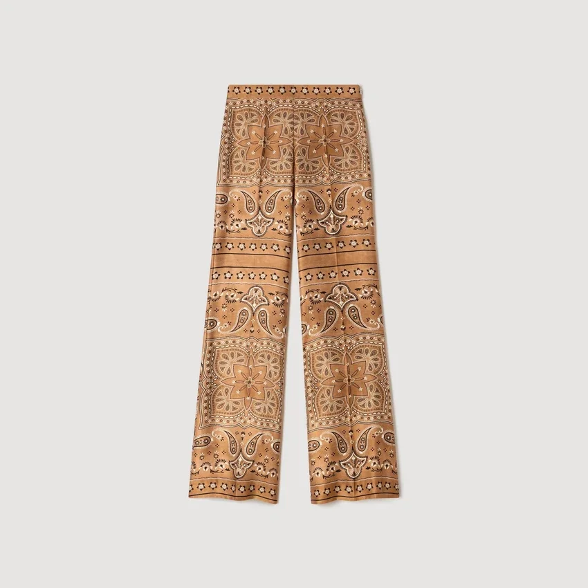 Bandana-print flowy trousers Bandana-print flowy trousers