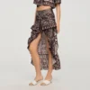 Bandana print hi-low skirt Bandana print hi-low skirt