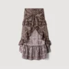 Bandana print hi-low skirt Bandana print hi-low skirt