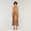Bandana-print maxi dress Bandana-print maxi dress