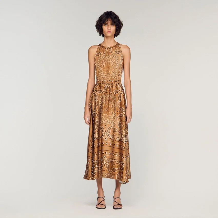 Bandana-print maxi dress Bandana-print maxi dress