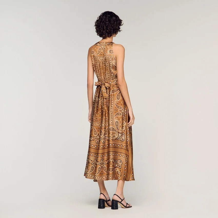 Bandana-print maxi dress Bandana-print maxi dress