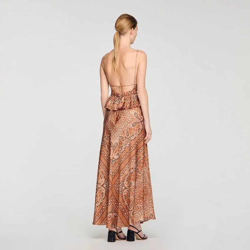 Bandana-print maxi dress Bandana-print maxi dress