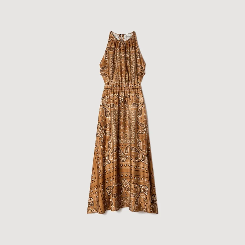 Bandana-print maxi dress Bandana-print maxi dress