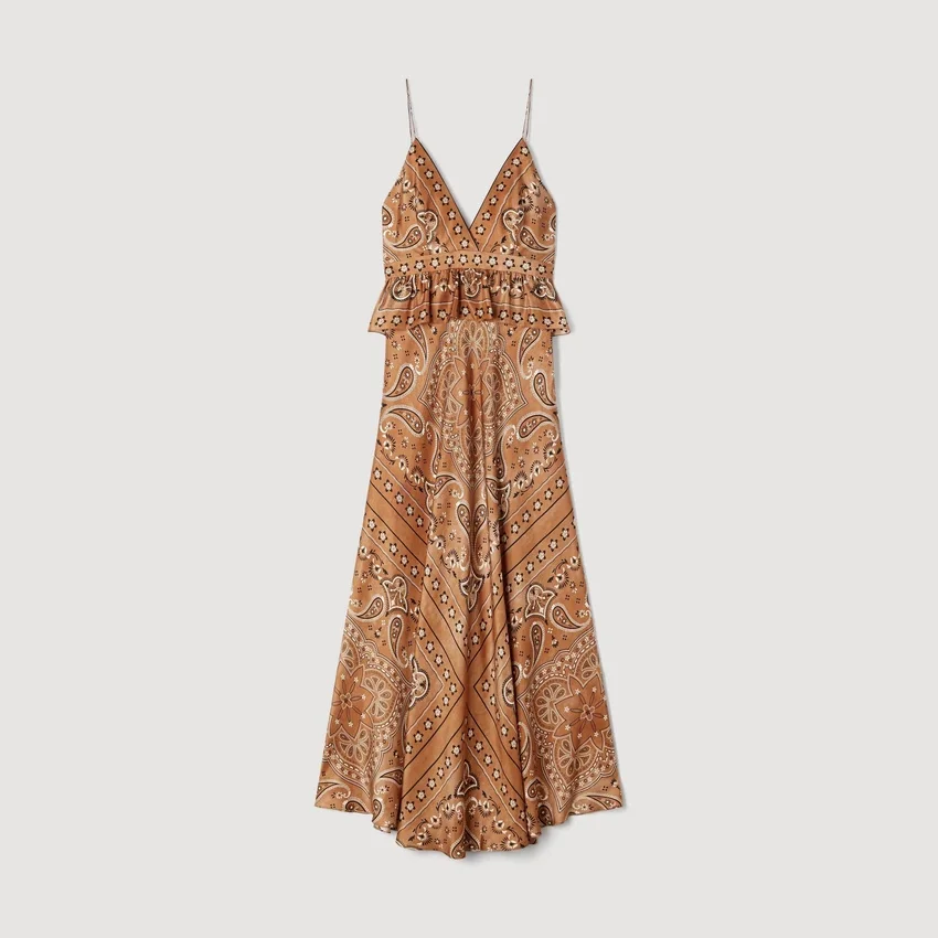 Bandana-print maxi dress Bandana-print maxi dress