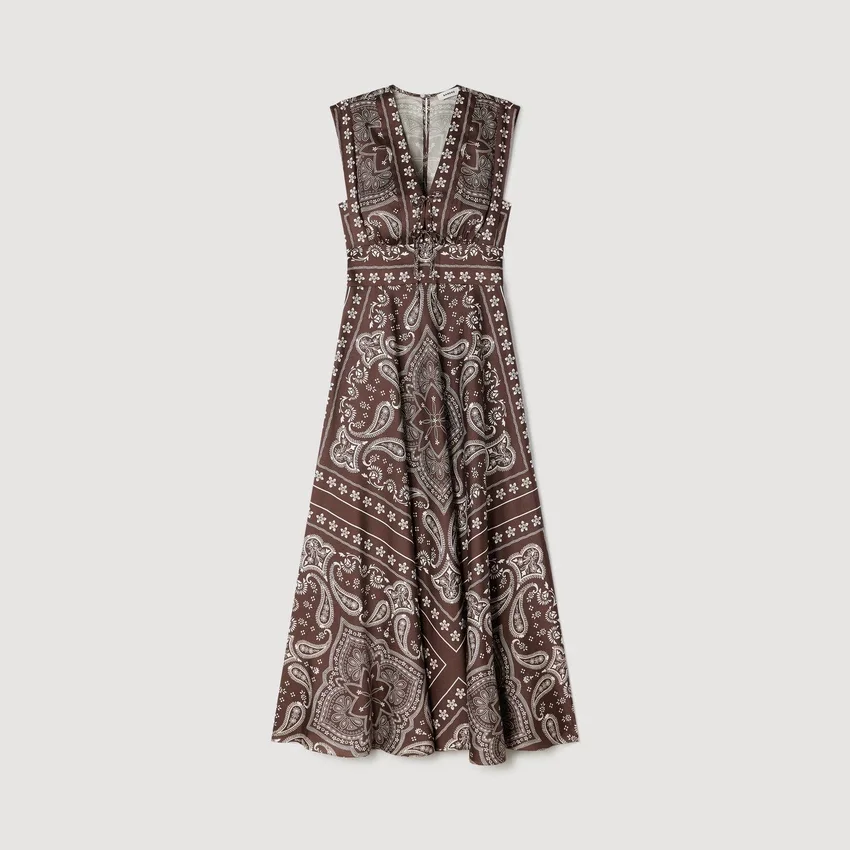 Bandana-print maxi dress Bandana-print maxi dress