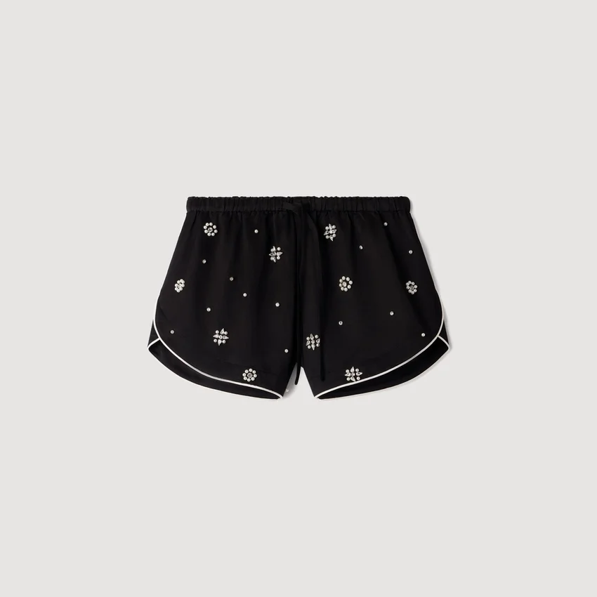Beaded and rhinestone shorts Beaded and rhinestone shorts
