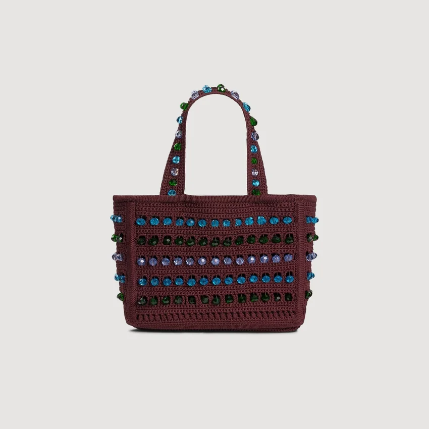 Beaded crochet bag Beaded crochet bag
