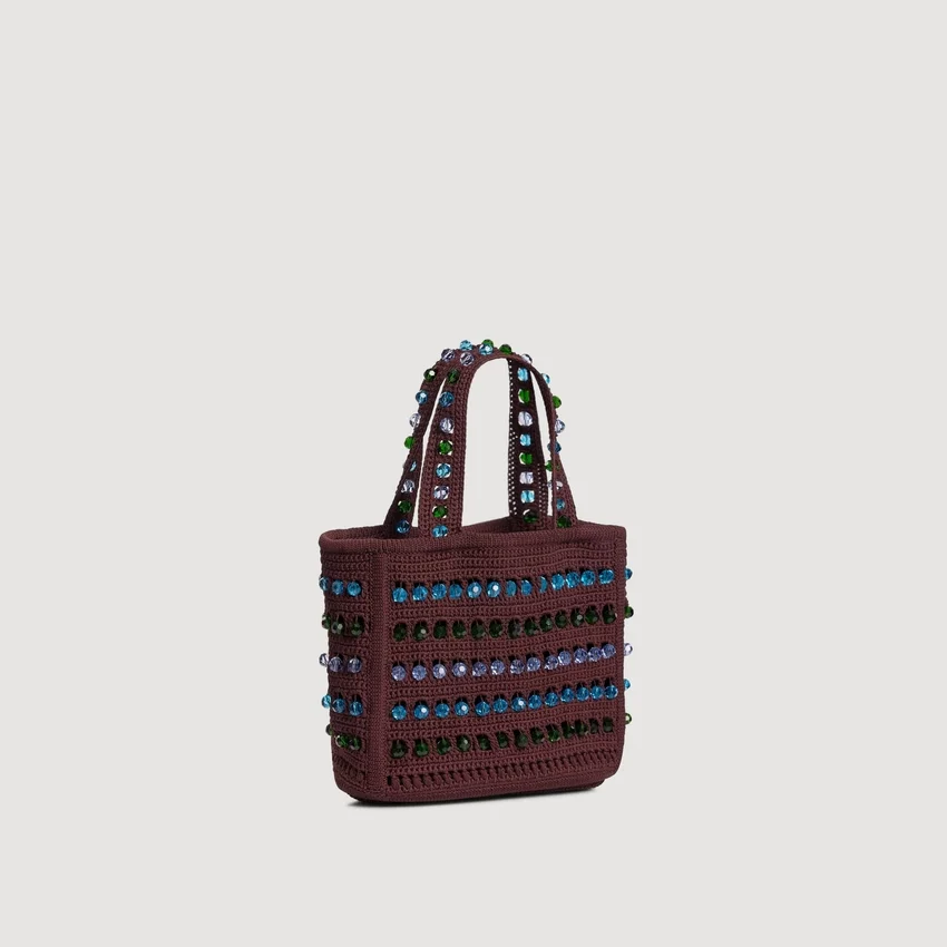 Beaded crochet bag Beaded crochet bag