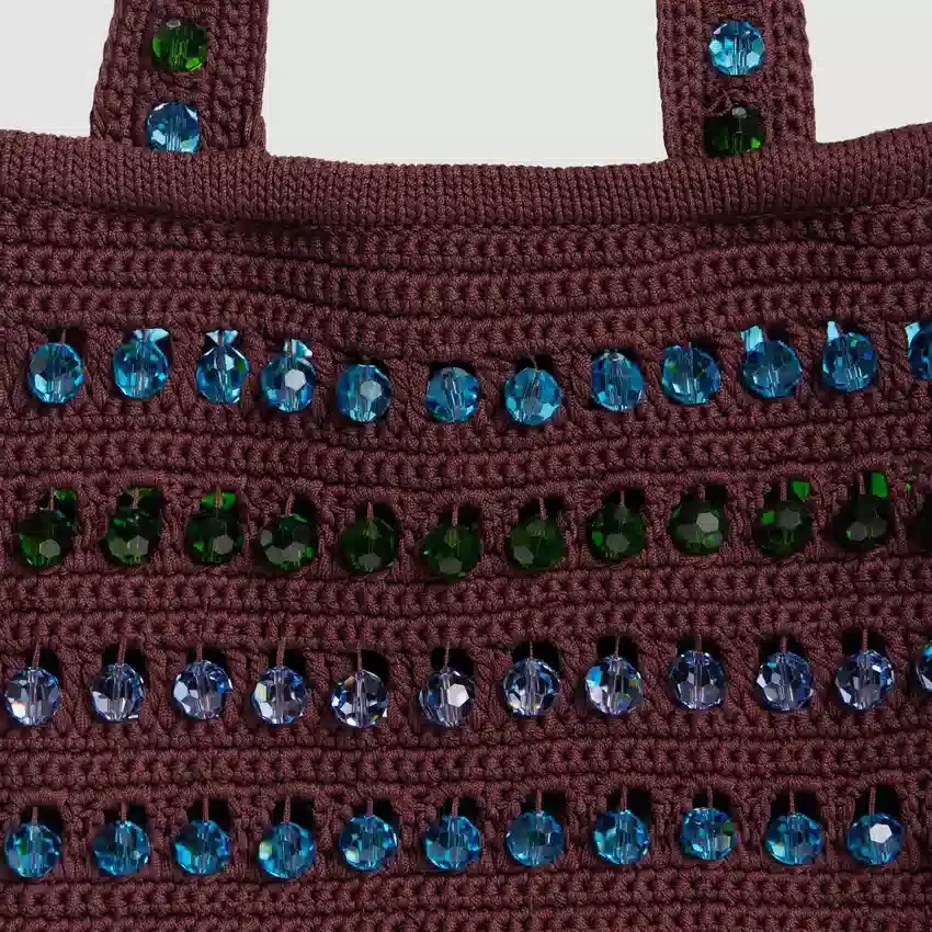 Beaded crochet bag Beaded crochet bag