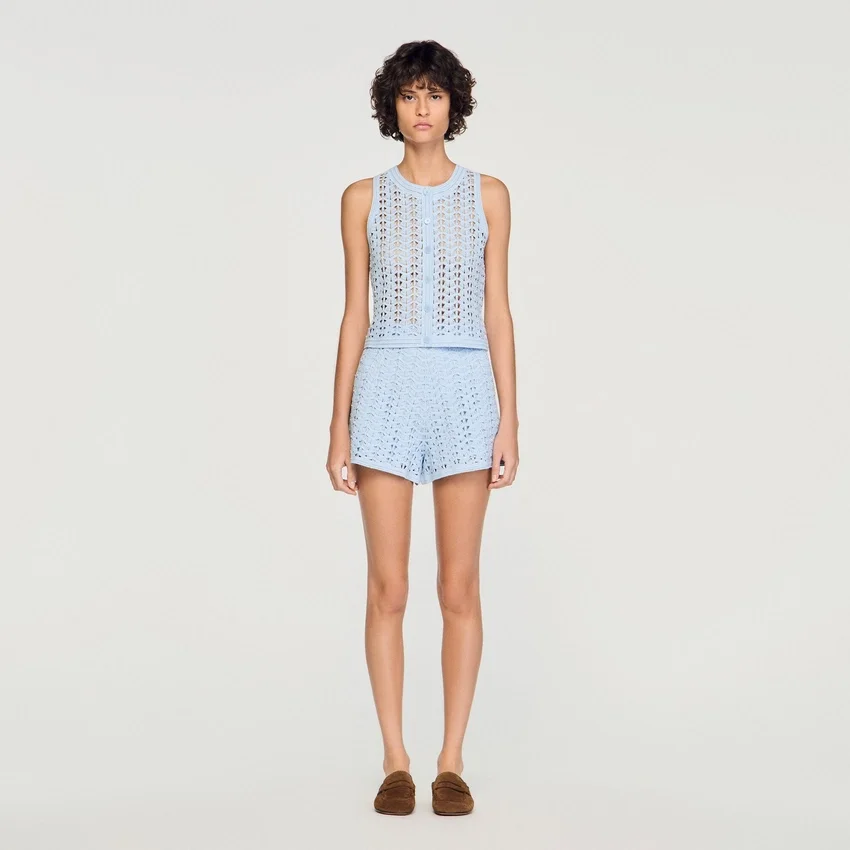Beaded crochet top Beaded crochet top