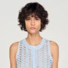 Beaded crochet top Beaded crochet top