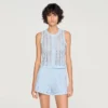 Beaded crochet top Beaded crochet top