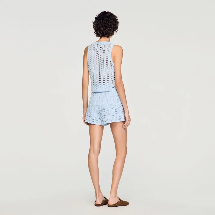 Beaded crochet top Beaded crochet top
