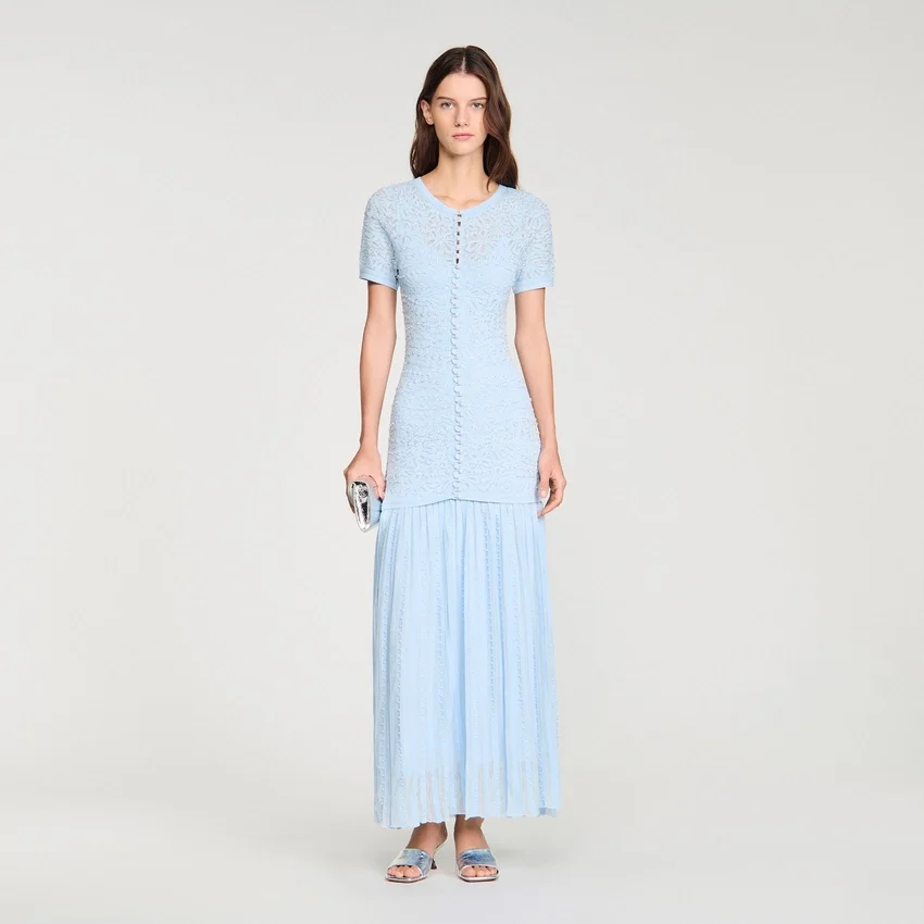 Beaded knit maxi dress Beaded knit maxi dress