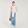 Beaded peplum tweed vest Beaded peplum tweed vest