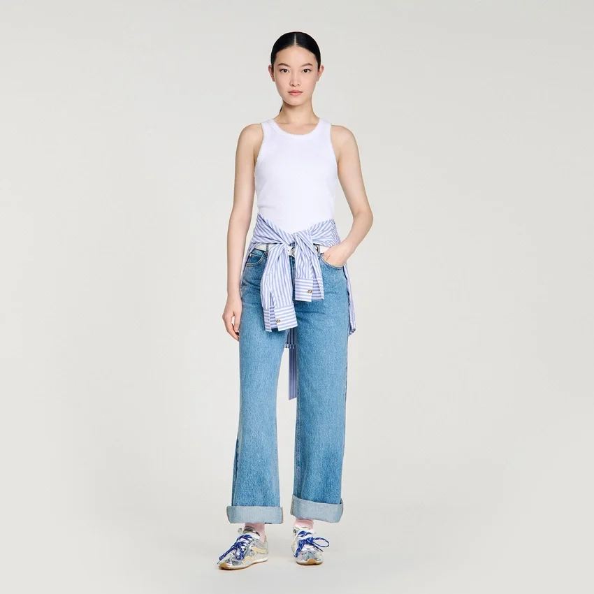 Beaded ribbed vest top Beaded ribbed vest top