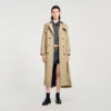 Belted double-breasted trench Belted double-breasted trench