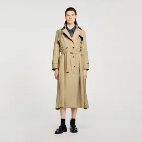 Belted double-breasted trench Belted double-breasted trench