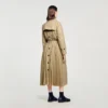 Belted double-breasted trench Belted double-breasted trench
