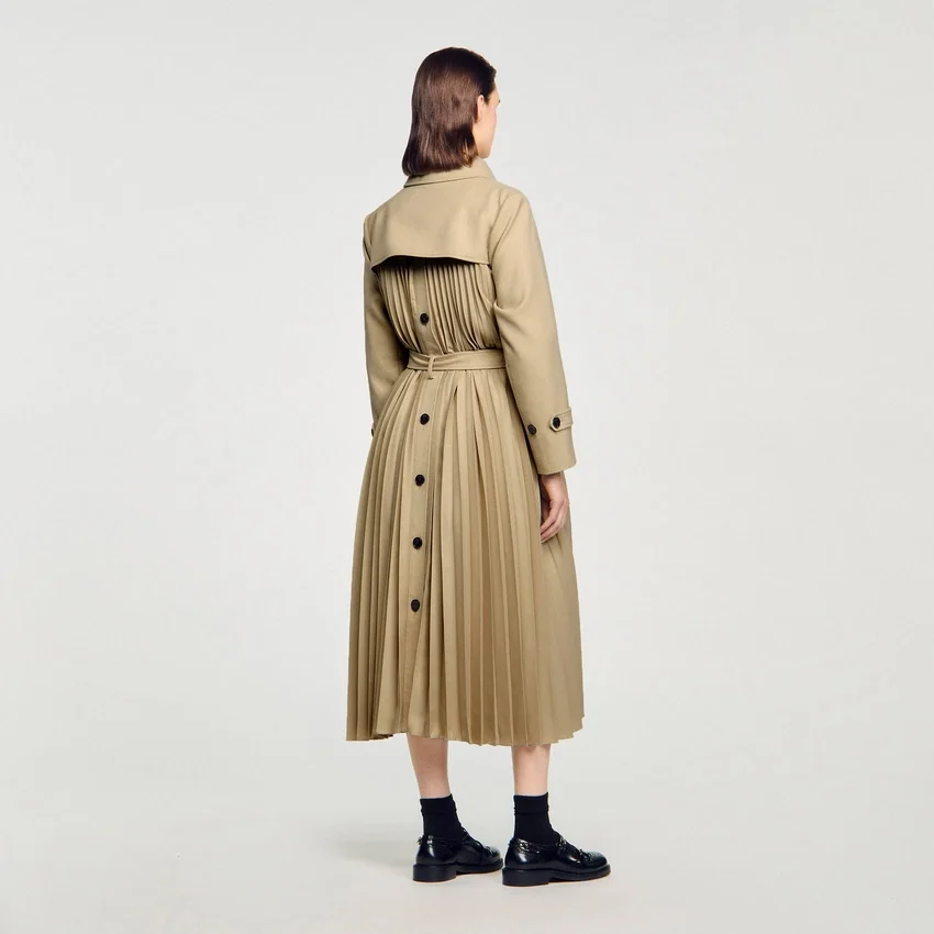 Belted double-breasted trench Belted double-breasted trench