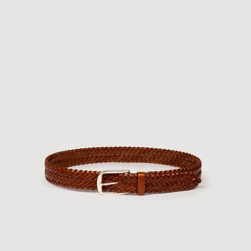 Braided leather belt Braided leather belt