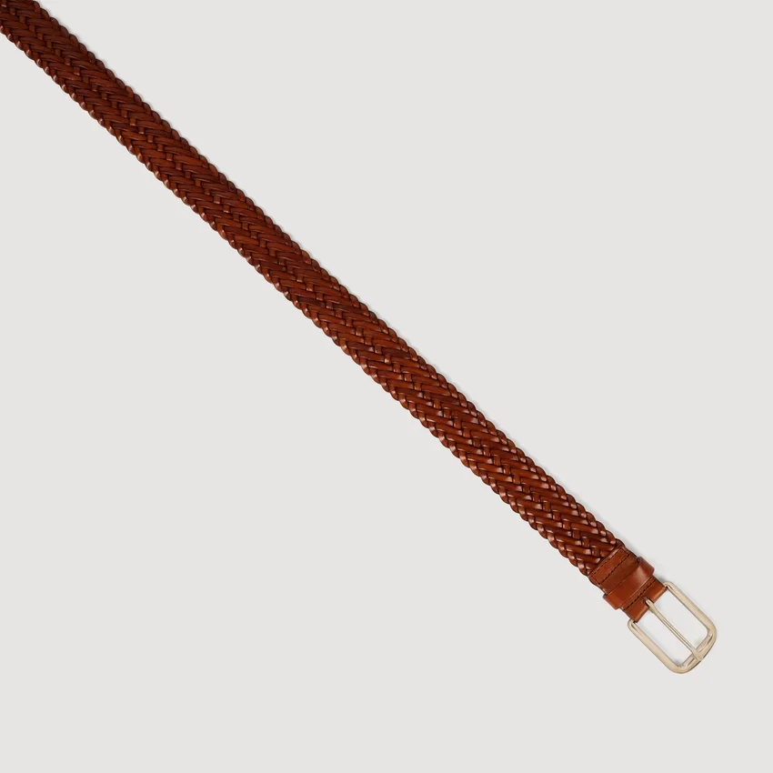 Braided leather belt Braided leather belt