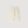 Broderie anglaise cotton shorts