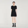 Button-up knit mini dress Button-up knit mini dress