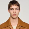 Buttoned lambskin jacket Buttoned lambskin jacket