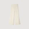Buttoned-slit straight-leg trousers Buttoned-slit straight-leg trousers