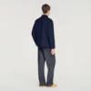 Buttoned wool worker jacket