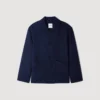 Buttoned wool worker jacket