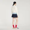 Cardigan with denim details Cardigan with denim details