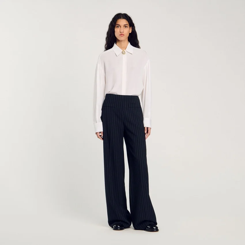 Chalk-striped trousers Chalk-striped trousers