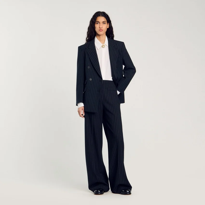 Chalk-striped trousers Chalk-striped trousers