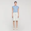 Check smocked shirt Check smocked shirt