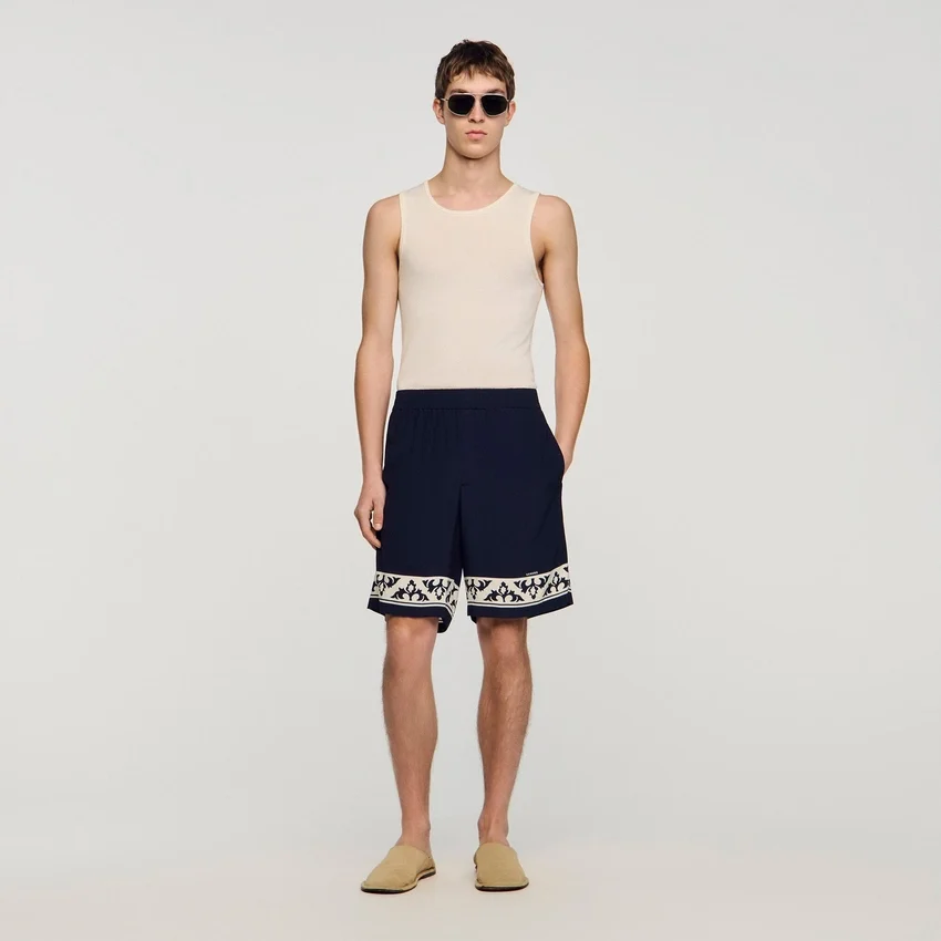 Contrast pattern flowy shorts Contrast pattern flowy shorts