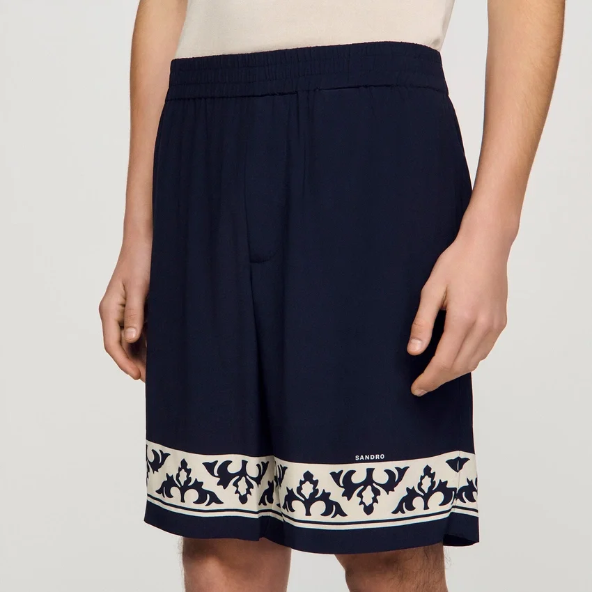 Contrast pattern flowy shorts Contrast pattern flowy shorts