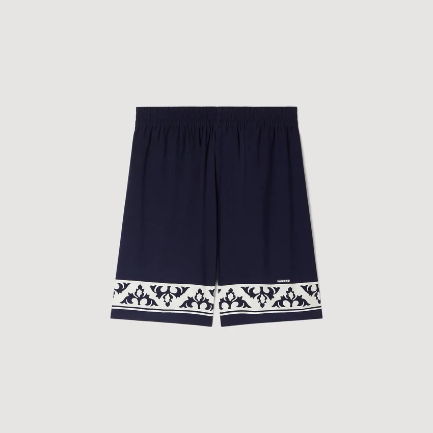 Contrast pattern flowy shorts Contrast pattern flowy shorts
