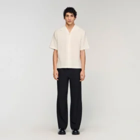 Cotton and linen shirt