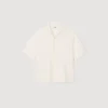 Cotton and linen shirt