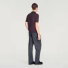 Cotton and silk polo shirt
